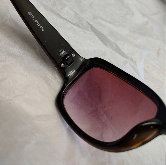 Blingy Rhinestone Embellished Plastic Wrap Sunglasses In Brown W/Pretty gold - Picture 8 of 12